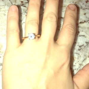 Gold Plated CZ - Costume Ring